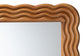 Baxton Studio Acantha Modern Walnut Brown Scallop-framed Accent Mirror FredCo