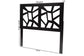 Baxton Studio Accorsa Modern Dark Brown Finished Wood King Size Headboard FredCo