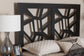 Baxton Studio Accorsa Modern Dark Brown Finished Wood King Size Headboard FredCo