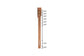 Wooden furniture bed rail with adjustable holes and measurement labels, FredCo International