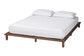 Baxton Studio Alivia Mid-Century Modern Walnut Brown Finished Wood Frame FredCo
