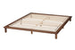 Baxton Studio Alivia Mid-Century Modern Walnut Brown Finished Wood Frame FredCo