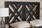 Baxton Studio Aliya Modern Dark Brown Finished Wood Queen Size Headboard FredCo
