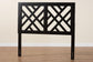 Baxton Studio Aliya Modern Dark Brown Finished Wood Queen Size Headboard FredCo