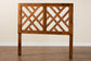 Baxton Studio Aliya Modern Walnut Brown Finished Wood King Size Headboard FredCo