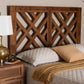 Baxton Studio Aliya Modern Walnut Brown Finished Wood Queen Size Headboard FredCo