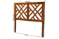 Baxton Studio Aliya Modern Walnut Brown Finished Wood Queen Size Headboard FredCo