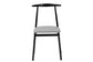 Baxton Studio Arnold Modern Industrial Grey Fabric and Metal Dining Chair FredCo