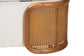 Baxton Studio Basira Japandi Cream Boucle Fabric Storage Bench with Woven Rattan FredCo