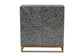 Baxton Studio Belenus Modern Bohemian Two-Tone Black and Grey Mother of Pearl and Gold Metal Storage Cabinet FredCo
