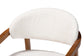 Baxton Studio Biana Boucle Dining Chair - Modern Upholstered Accent Armchair, Cream, Minimalist Design FredCo