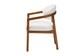 Baxton Studio Biana Boucle Dining Chair - Modern Upholstered Accent Armchair, Cream, Minimalist Design FredCo