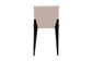 Baxton Studio Bishop Industrial Beige Fabric and Metal Dining Chair FredCo