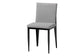 Baxton Studio Bishop Industrial Grey Fabric and Metal Dining Chair FredCo