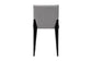 Baxton Studio Bishop Industrial Grey Fabric and Metal Dining Chair FredCo