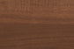 Baxton Studio Boris Mid-Century Modern Ash Walnut Woven Rattan Queen Size Bed FredCo