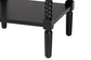 Baxton Studio Braith Farmhouse Black Spindle Wood 1-Drawer Nightstand FredCo