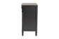 Baxton Studio Braith Farmhouse Black Spindle Wood 5-Drawer Chest FredCo