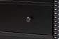 Baxton Studio Braith Farmhouse Black Spindle Wood 5-Drawer Chest FredCo