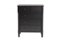 Baxton Studio Braith Farmhouse Black Spindle Wood 5-Drawer Chest FredCo