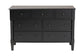 Baxton Studio Braith Farmhouse Black Spindle Wood 7-Drawer Dresser FredCo
