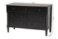 Baxton Studio Braith Farmhouse Black Spindle Wood 7-Drawer Dresser FredCo
