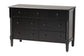 Baxton Studio Braith Farmhouse Black Spindle Wood 7-Drawer Dresser FredCo