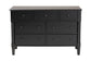 Baxton Studio Braith Farmhouse Black Spindle Wood 7-Drawer Dresser FredCo
