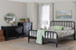 Baxton Studio Braith Farmhouse Black Spindle Wood Queen Size 4-Piece Bedroom Set FredCo