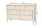 Baxton Studio Braith Farmhouse Ivory Spindle Wood 7-Drawer Dresser FredCo
