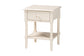 Baxton Studio Braith Farmhouse Ivory Spindle Wood King Size 4-Piece Bedroom Set FredCo