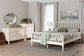 Baxton Studio Braith Farmhouse Ivory Spindle Wood King Size 4-Piece Bedroom Set FredCo