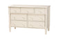 Baxton Studio Braith Farmhouse Ivory Spindle Wood Queen Size 4-Piece Bedroom Set FredCo