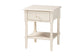 Baxton Studio Braith Farmhouse Ivory Spindle Wood Queen Size 4-Piece Bedroom Set FredCo