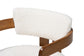 Baxton Studio Carice Modern Cream Boucle Dining Chair FredCo