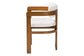 Baxton Studio Carice Modern Cream Boucle Dining Chair FredCo