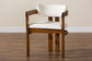 Baxton Studio Carice Modern Cream Boucle Dining Chair FredCo