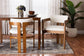 Baxton Studio Carice Modern Cream Boucle Dining Chair FredCo