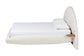 Baxton Studio Cherise Modern Cream Boucle Fabric Queen Floating Bed with Built-In Shelves FredCo