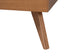 Mid-century modern wooden furniture leg with clean finish from FredCo International