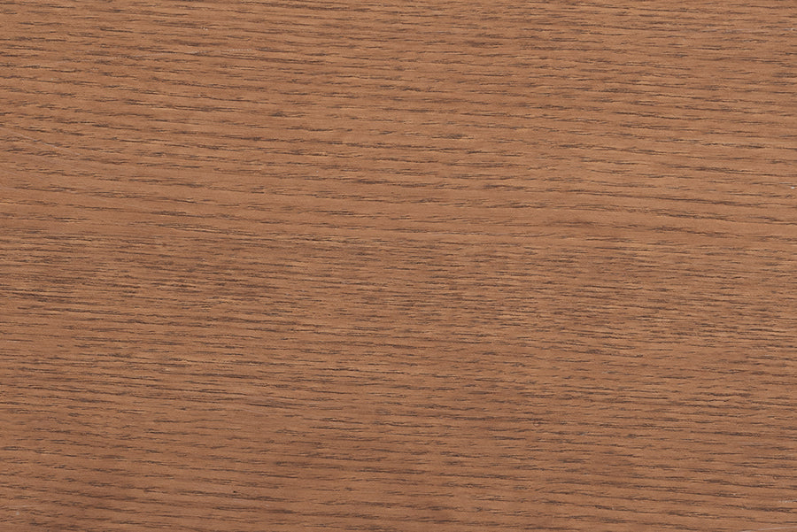 Closeup of brown oak wood grain, ideal for home furniture finishes from FredCo International