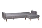 Baxton Studio Claire Contemporary Slate Fabric Upholstered Convertible Sleeper Sofa FredCo
