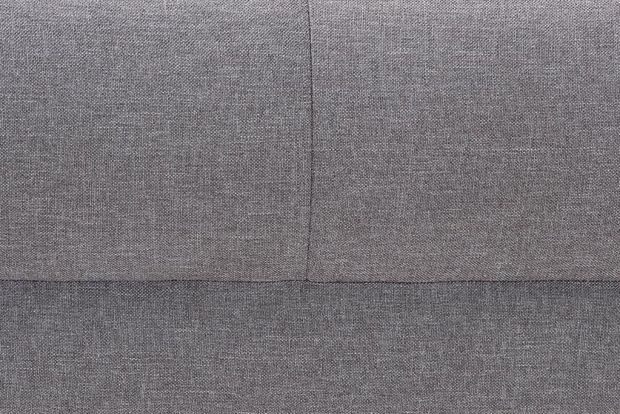 Baxton Studio Claire Contemporary Slate Fabric Upholstered Convertible Sleeper Sofa FredCo
