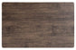 Baxton Studio Dalair Industrial Rustic Brown Wood and Metal Dining Table FredCo