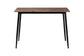 Baxton Studio Dalair Industrial Rustic Brown Wood and Metal Dining Table FredCo