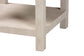 Baxton Studio Dansby Modern Beige Faux Shagreen 1-Drawer End Table FredCo