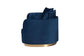 Baxton Studio Deserae Glam and Luxe Navy Blue Velvet and Brushed Gold Metal Sofa FredCo