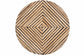 Baxton Studio Devika Modern Bohemian Two-Tone Natural and Dark Brown Bamboo End Table FredCo