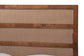 Baxton Studio Donnica Mid-Century Walnut Brown Finished Wood King Size Platform Bed with Woven Rattan FredCo