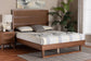 Baxton Studio Donnica Mid-Century Walnut Brown Finished Wood King Size Platform Bed with Woven Rattan FredCo